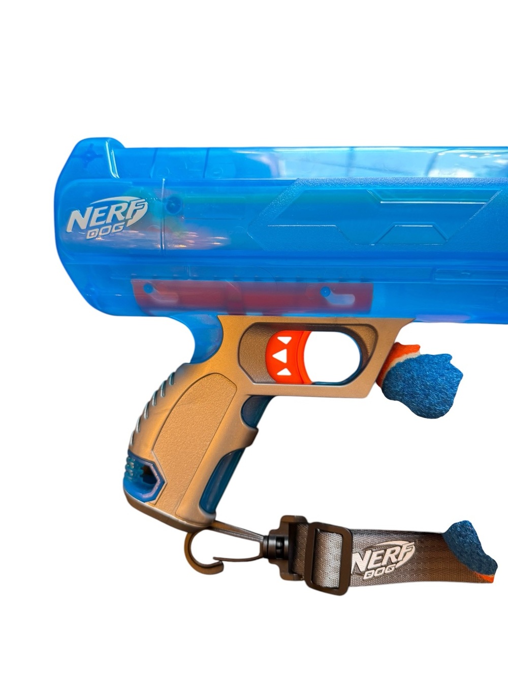 Nerf Dog Tennis Ball Launcher with 3 Balls and Strap - Picture 3 of 6